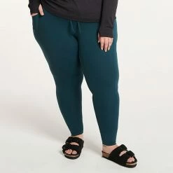 Plus Size FLX Affirmation High-Waisted 7/8 Ankle Leggings Midnight Flood -FLX stop unnamed file 2493