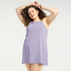 Plus Size FLX Affirmation Dress With Built-In Bodysuit Micah Purple 11 Plus Size FLX Affirmation Dress With Built-In Bodysuit Micah Purple -FLX stop unnamed file 2510