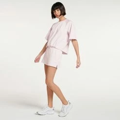 Women's FLX Banded-Bottom Crewneck Crop Top Mint Crackle 4 Women's FLX Banded-Bottom Crewneck Crop Top Mint Crackle -FLX stop unnamed file 2553