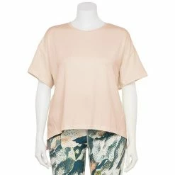 Plus Size FLX Core Drop-Shoulder Tee Leisure Beige