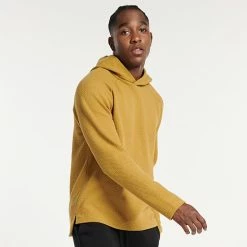 Men's FLX Commuter Fleece Pullover Hoodie Light Fudge Heather -FLX stop unnamed file 2616