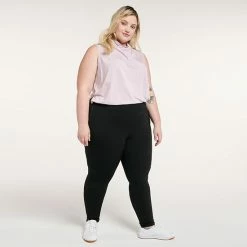 Plus Size FLX Elevate High-Waisted Ponte Pants River District -FLX stop unnamed file 2638