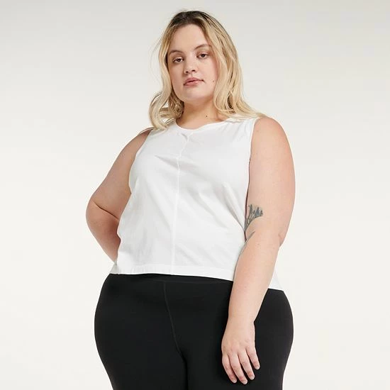 Plus Size FLX Harmony Seamed Tank Boracay Peach Plus Size FLX Harmony Seamed Tank Boracay Peach -FLX stop unnamed file 2652