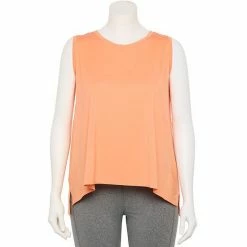 Plus Size FLX Core High-Low Tank Modern White 9 Plus Size FLX Core High-Low Tank Modern White -FLX stop unnamed file 2703