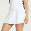 Women's FLX High-Waisted Affirmation Skort With Pockets Modern White 1 Women's FLX High-Waisted Affirmation Skort With Pockets Modern White -FLX stop unnamed file 2756