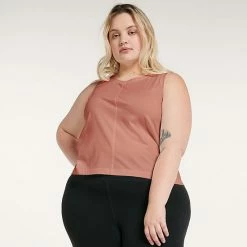 Plus Size FLX Harmony Seamed Tank Petalwood