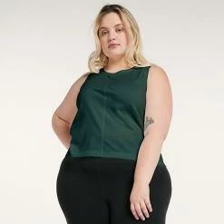Plus Size FLX Harmony Seamed Tank Petalwood -FLX stop unnamed file 2781