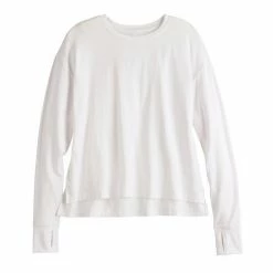 Women's FLX Core Drop-Shoulder Tee Modern White 4 Women's FLX Core Drop-Shoulder Tee Modern White -FLX stop unnamed file 281