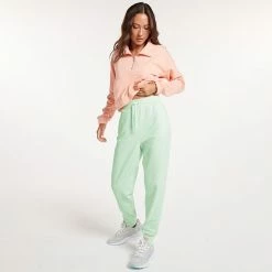 Women's FLX Embrace High-Waisted Banded-Bottom Sweatpants Plum Pie -FLX stop unnamed file 294