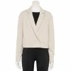 Women's FLX Double-Breasted Crop Blazer Sand Trap -FLX stop unnamed file 303
