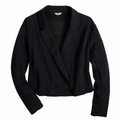 Women's FLX Double-Breasted Crop Blazer Sand Trap -FLX stop unnamed file 305