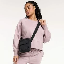 Women's FLX Embrace French Terry Crewneck Sweatshirt Vintage Moss 4 Women's FLX Embrace French Terry Crewneck Sweatshirt Vintage Moss -FLX stop unnamed file 310