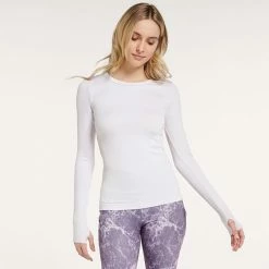 Women's FLX Balance Ribbed Crewneck Tee Sugar Berry