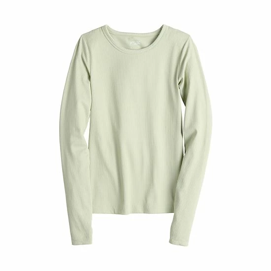 Women's FLX Balance Ribbed Crewneck Tee Sugar Berry Women's FLX Balance Ribbed Crewneck Tee Sugar Berry -FLX stop unnamed file 316