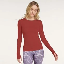 Women's FLX Balance Ribbed Crewneck Tee Sugar Berry 12 Women's FLX Balance Ribbed Crewneck Tee Sugar Berry -FLX stop unnamed file 325