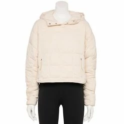 Women's FLX Quilted Packable Pullover Jacket Bisque Tan 11 Women's FLX Quilted Packable Pullover Jacket Bisque Tan -FLX stop unnamed file 361