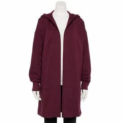 Women's FLX Open-Front Seamed Sweatshirt Cardigan Armour Gray