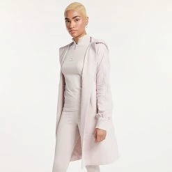 Women's FLX Open-Front Seamed Sweatshirt Cardigan Armour Gray -FLX stop unnamed file 378