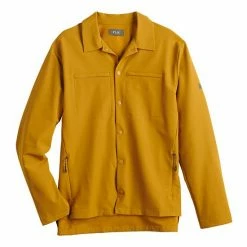 Men's FLX Softshell Shirt Jacket Anderson Olive -FLX stop unnamed file 395