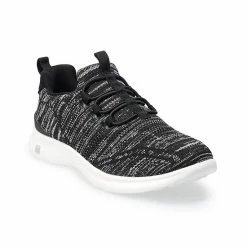 FLX Awaken Bungee-Lace Women's Slip-On Shoes Black Heather -FLX stop unnamed file 484