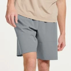 Men's FLX Accelerate 9-Inch Shorts Cliff Gray -FLX stop unnamed file 499