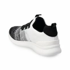 FLX Awaken Bungee-Lace Men's Slip-On Shoes Black White -FLX stop unnamed file 504