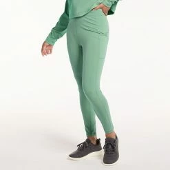 Women's FLX High-Waisted Bungee-Waistband Leggings Mineral Black