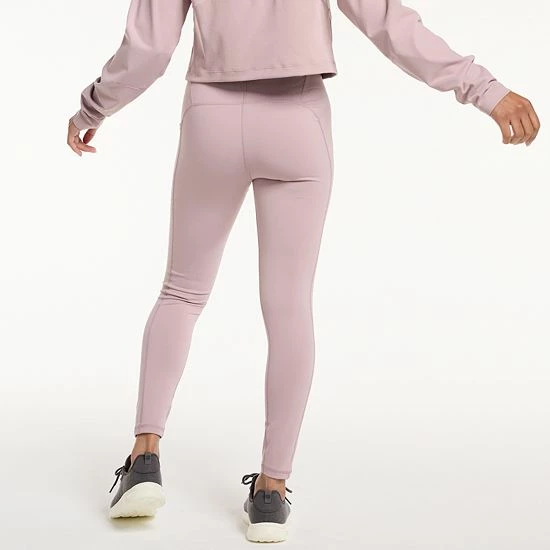 Women's FLX High-Waisted Bungee-Waistband Leggings Mineral Black 4 Women's FLX High-Waisted Bungee-Waistband Leggings Mineral Black - Image 2