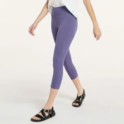 Women's FLX Affirmation High-Waisted Capri Leggings Grape Vine -FLX stop unnamed file 540