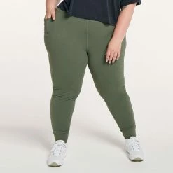 Plus Size FLX Affirmation High-Waisted Jogger Pants With Side Pockets Mineral Black -FLX stop unnamed file 568