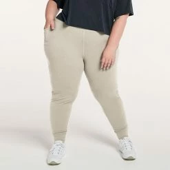 Plus Size FLX Affirmation High-Waisted Jogger Pants With Side Pockets Mineral Black -FLX stop unnamed file 570