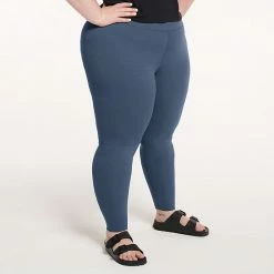 Plus Size FLX Affirmation High-Waisted 7/8 Ankle Leggings Micah Purple -FLX stop unnamed file 614