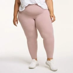 Plus Size FLX Affirmation High-Waisted 7/8 Ankle Leggings Micah Purple -FLX stop unnamed file 616