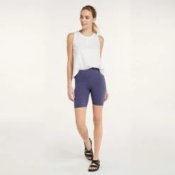 Women's FLX Affirmation 7-in. High-Waisted Bike Shorts Blush Berry -FLX stop unnamed file 621