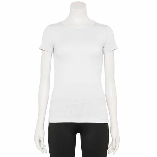 Women's FLX Balance Ribbed Crewneck Tee Blush Berry 20 Women's FLX Balance Ribbed Crewneck Tee Blush Berry - Image 18