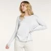 Women's FLX Harmony Front Seam Tee White