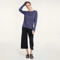 Women's FLX Harmony Front Seam Tee White -FLX stop unnamed file 674