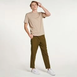 Men's FLX Commuter Slim Tapered Pants Anderson Olive -FLX stop unnamed file 685