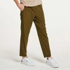 Men's FLX Commuter Slim Tapered Pants Anderson Olive -FLX stop unnamed file 687