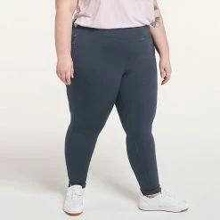 Plus Size FLX Elevate High-Waisted Ponte Pants Armour Gray -FLX stop unnamed file 736