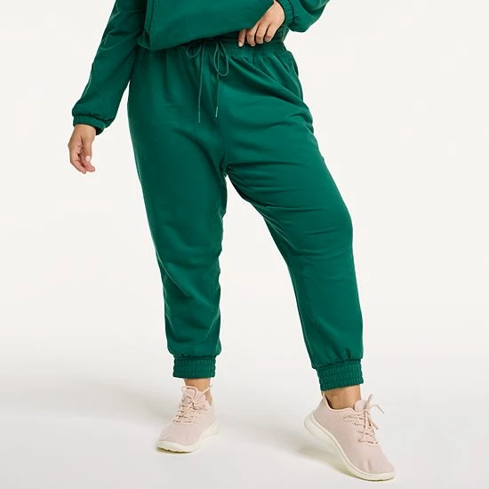 Plus Size FLX Paperbag High-Waisted Sweatpants Grazing Lavendar Plus Size FLX Paperbag High-Waisted Sweatpants Grazing Lavendar -FLX stop unnamed file 759