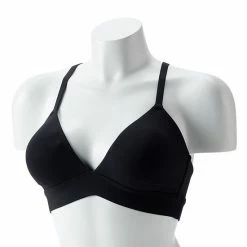 FLX Affirmation Low-Impact Plunge Sports Bra Mineral Black -FLX stop unnamed file 768