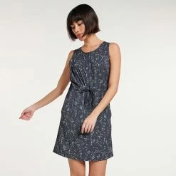 Women's FLX Woven Tank Dress With Built-In Shorts Grazing Lavender -FLX stop unnamed file 822