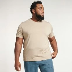 Big & Tall FLX Dynamic Comfort V-Neck Tee Nile Lilly -FLX stop unnamed file 836