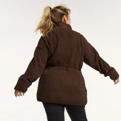 Plus Size FLX Commuter Sweater Jacket Plum Sherry 9 Plus Size FLX Commuter Sweater Jacket Plum Sherry -FLX stop unnamed file 847