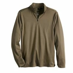 Men's FLX Commuter Stretch Quarter Zip Bravado Brown -FLX stop unnamed file 860