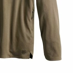Men's FLX Commuter Stretch Quarter Zip Bravado Brown -FLX stop unnamed file 861