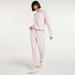 Women's FLX Banded-Bottom High-Waisted Waffle Joggers Sand Trap -FLX stop unnamed file 919