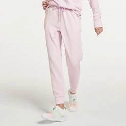 Women's FLX Banded-Bottom High-Waisted Waffle Joggers Sand Trap -FLX stop unnamed file 920