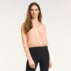 Women's FLX Surplice Lightweight Hoodie Blushed Out -FLX stop unnamed file 949